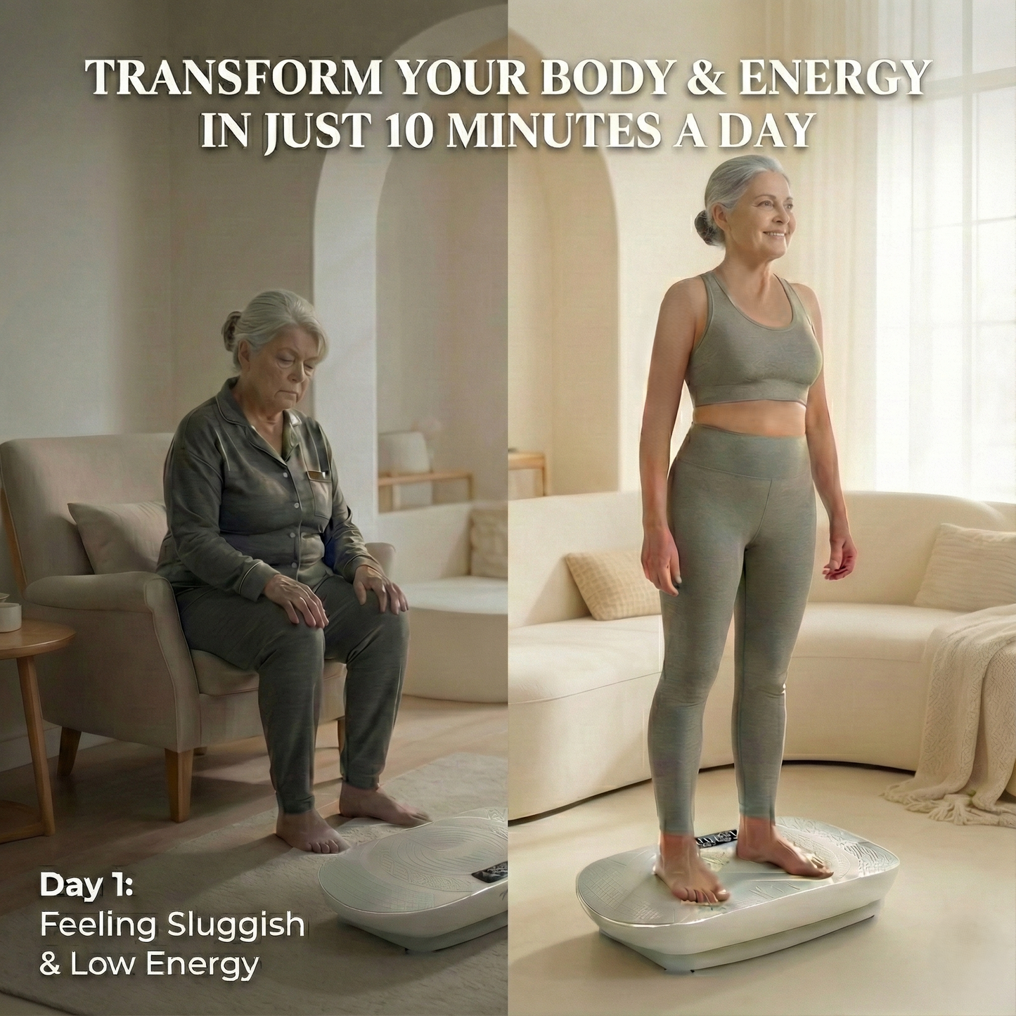 SIT & SLIM: 10-Speed Fat Burner with 400LBS Capacity + Free Massage Gun for Recovery!