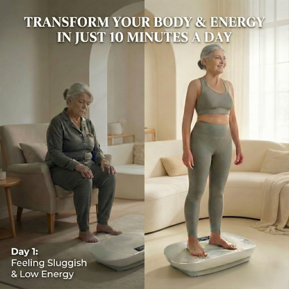 SIT & SLIM: 10-Speed Fat Burner with 400LBS Capacity + Free Massage Gun for Recovery!