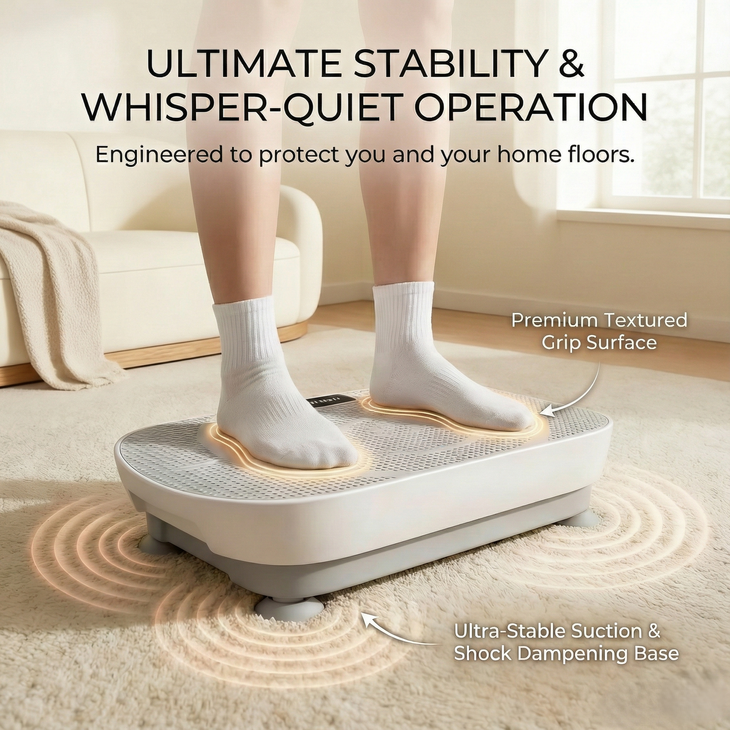 SIT & SLIM: 10-Speed Fat Burner with 400LBS Capacity + Free Massage Gun for Recovery!