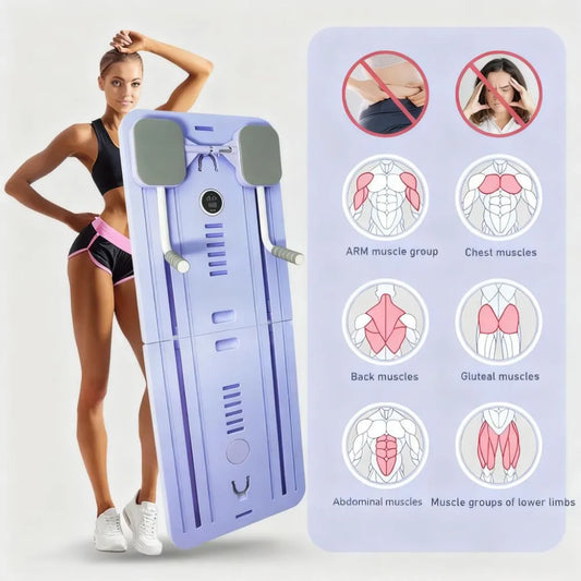 Auto-Rebound Ab Board, Full-Body Workout for Core & Limbs